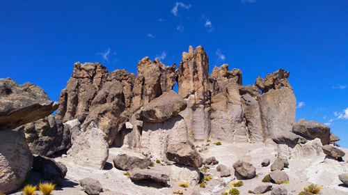 Formaciones rocosas en Puruña