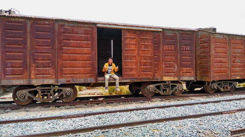 train cemetery in sumbay